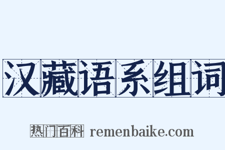 汉藏语系组词是什么意思的图片